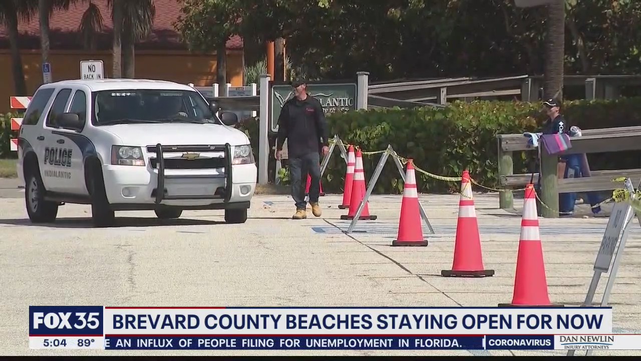 Brevard beaches staying open for now