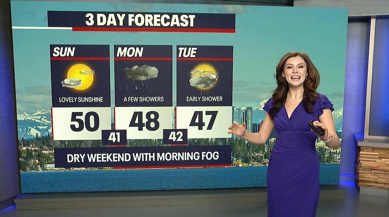 Seattle weather: A few showers next week