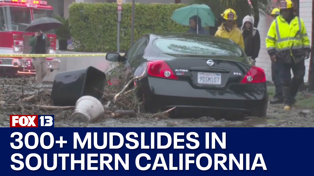 Los Angeles state of emergency: 300+ mudslides reported