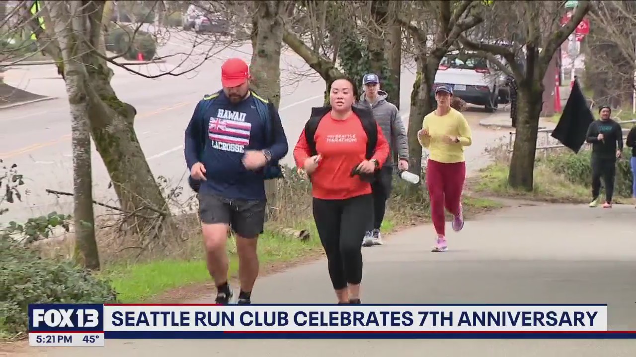 Seattle run club celebrates 7th anniversary | FOX 13 Seattle