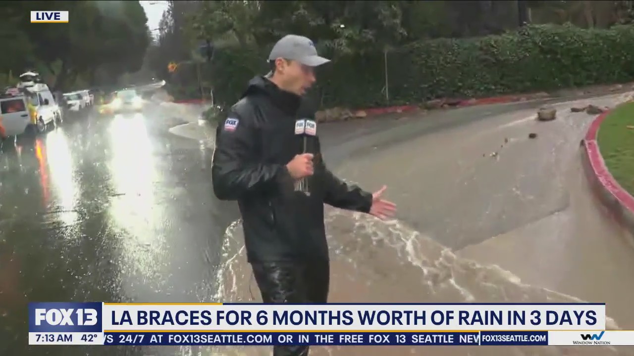 Los Angeles: 6 months worth of rain in 3 days | FOX 13 Seattle