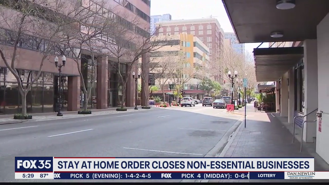 Stay-at-home order closes non-essential businesses