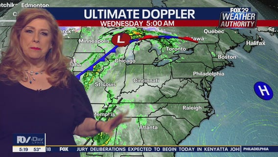 Weather Authority: Wednesday, 5 a.m. update