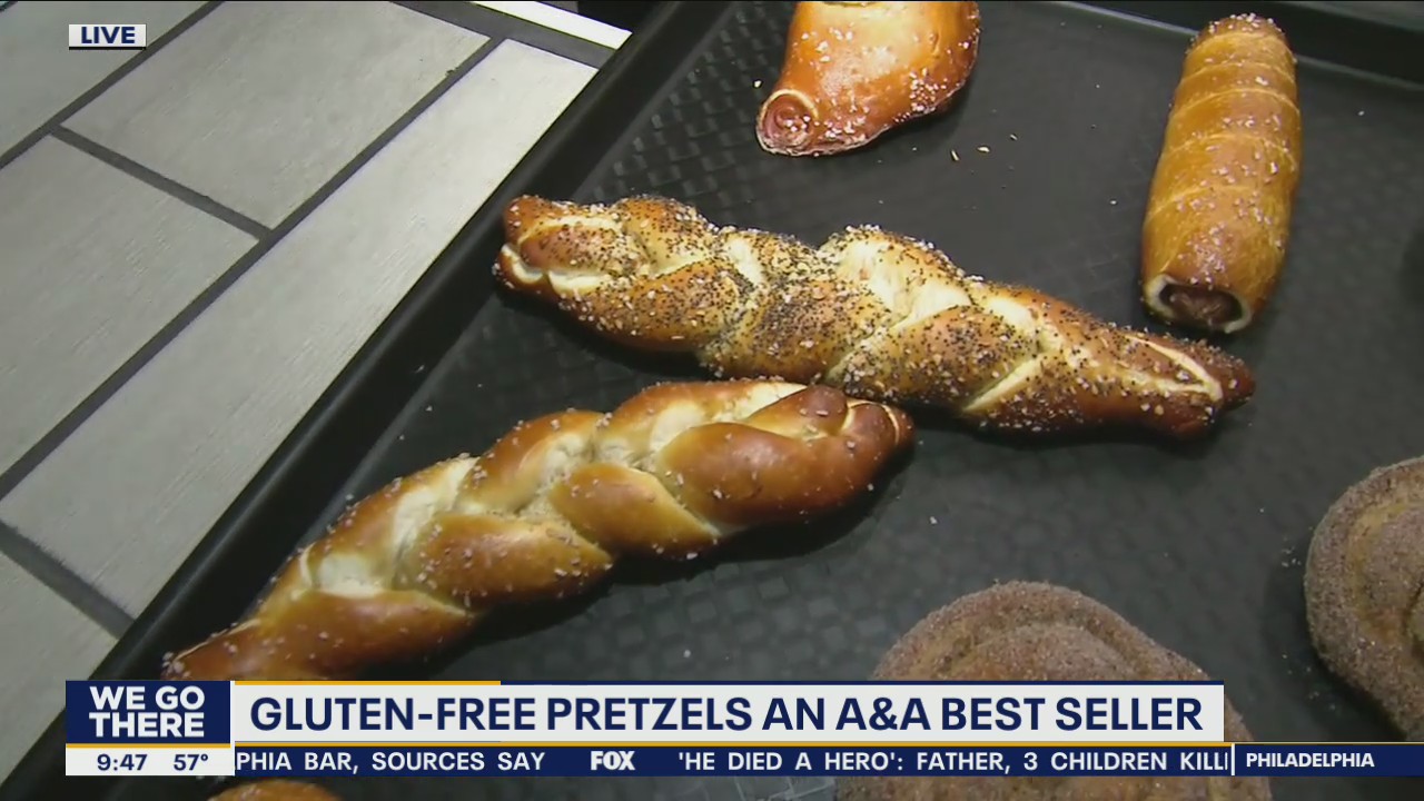 Gluten-free pretzels are a best seller at New Jersey pretzel shop