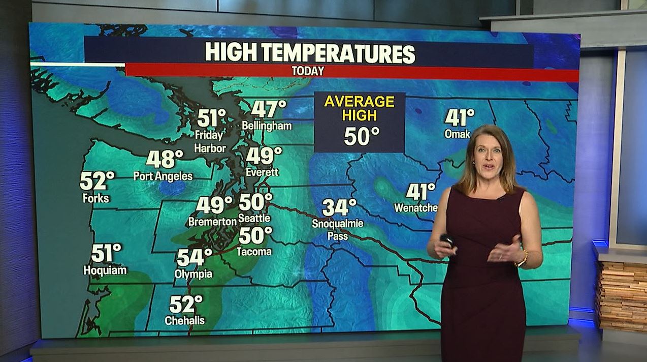 Seattle weather: Soggy Sunday for the big game