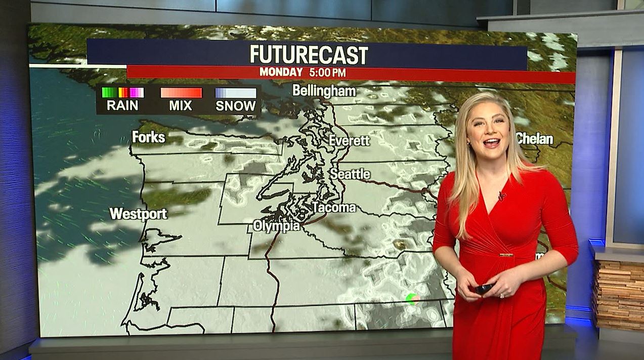 Seattle weather: Drying out by Monday afternoon