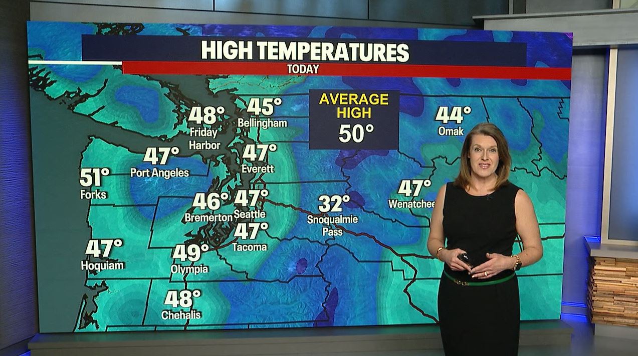 Seattle weather: Some clouds and rain in your weekend forecast
