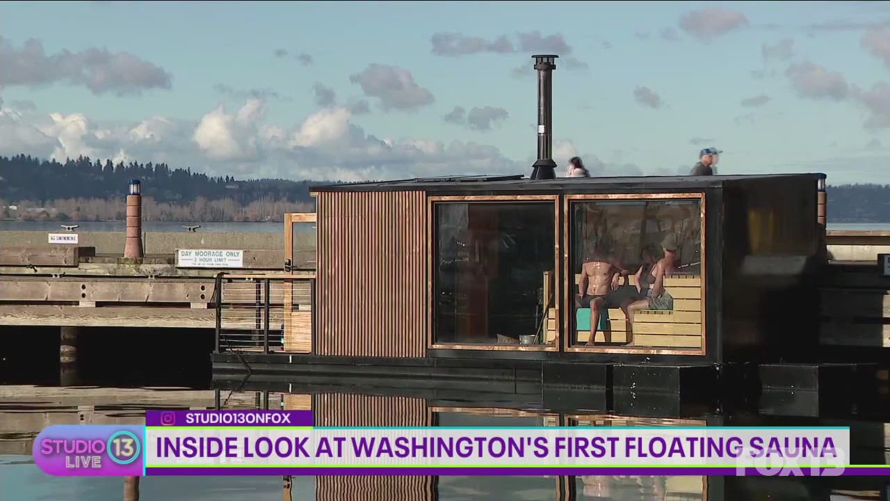 Inside look at Washington's first floating sauna