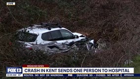 1 hospitalized after Kent hit-and-run crash