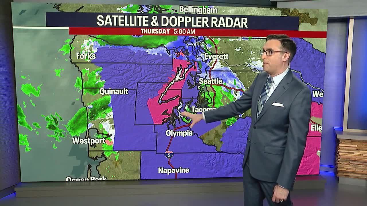 Wintry mix into Thursday morning