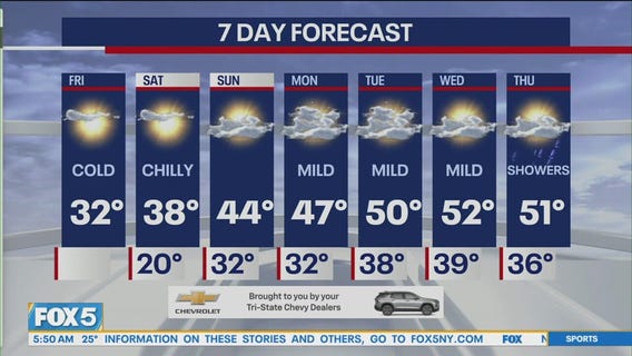 NYC weather forecast