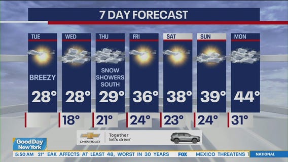 NYC weather forecast