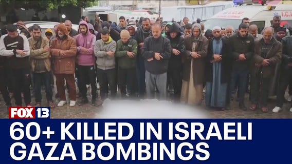 60 people killed in Israeli Gaza strike