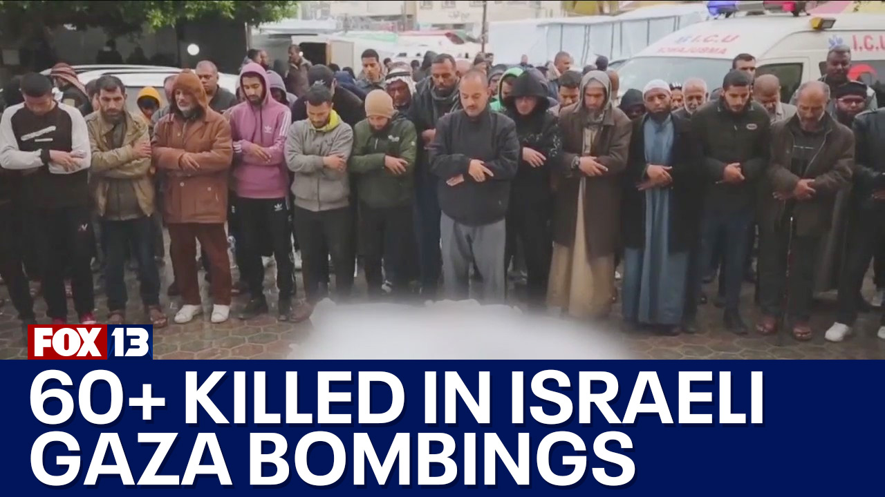 60 people killed in Israeli Gaza strike