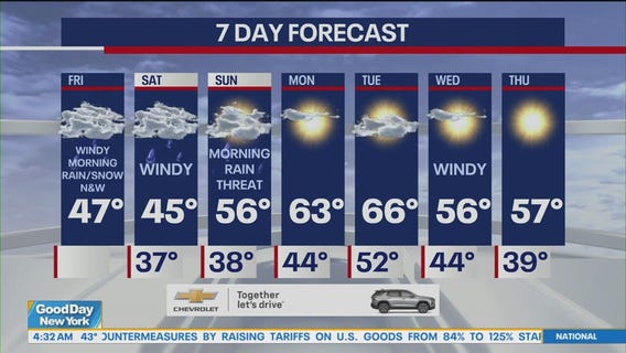 NYC weather forecast
