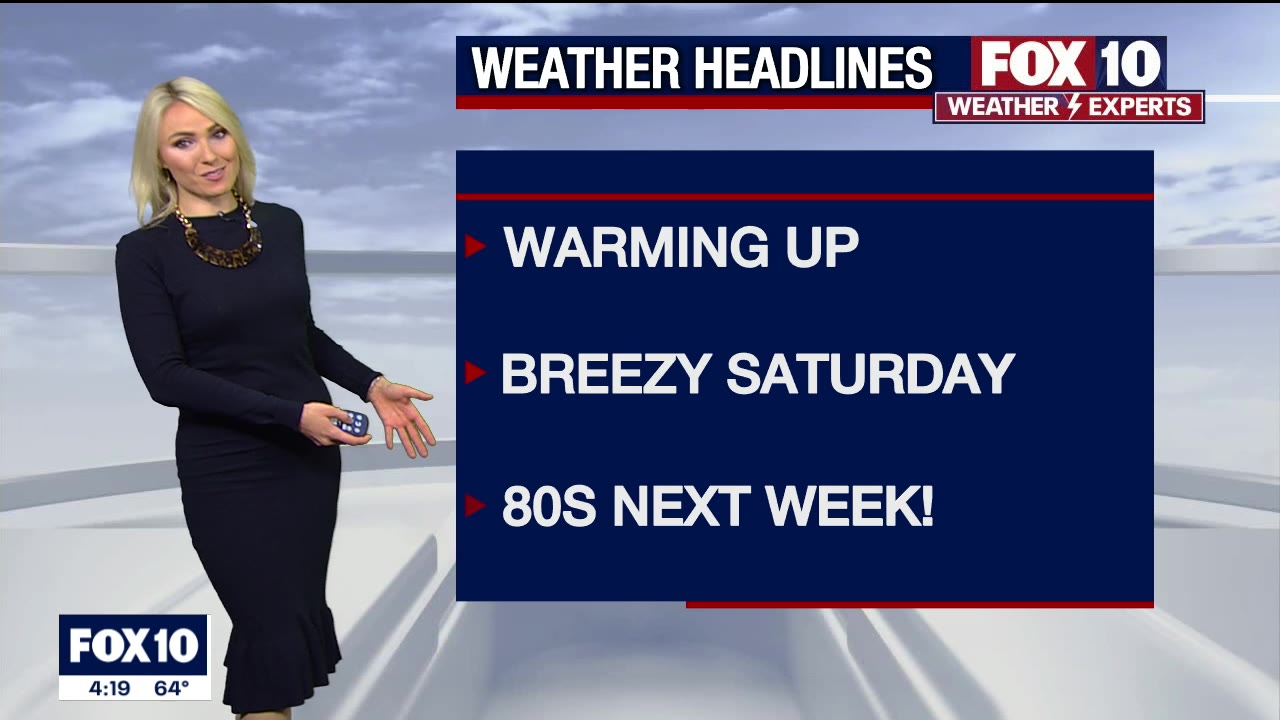 4PM Weather Forecast - 2/25/2022