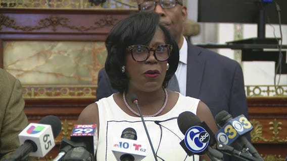 Philadelphia Councilwoman Cherelle Parker reacts to Mayor Kenney's comments