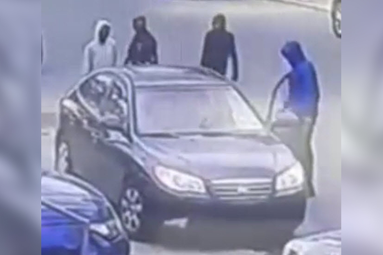 Police searching for group caught on camera attacking man, stealing his ...