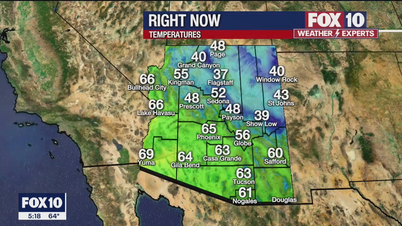 5 p.m. Weather Forecast - 3/8/22
