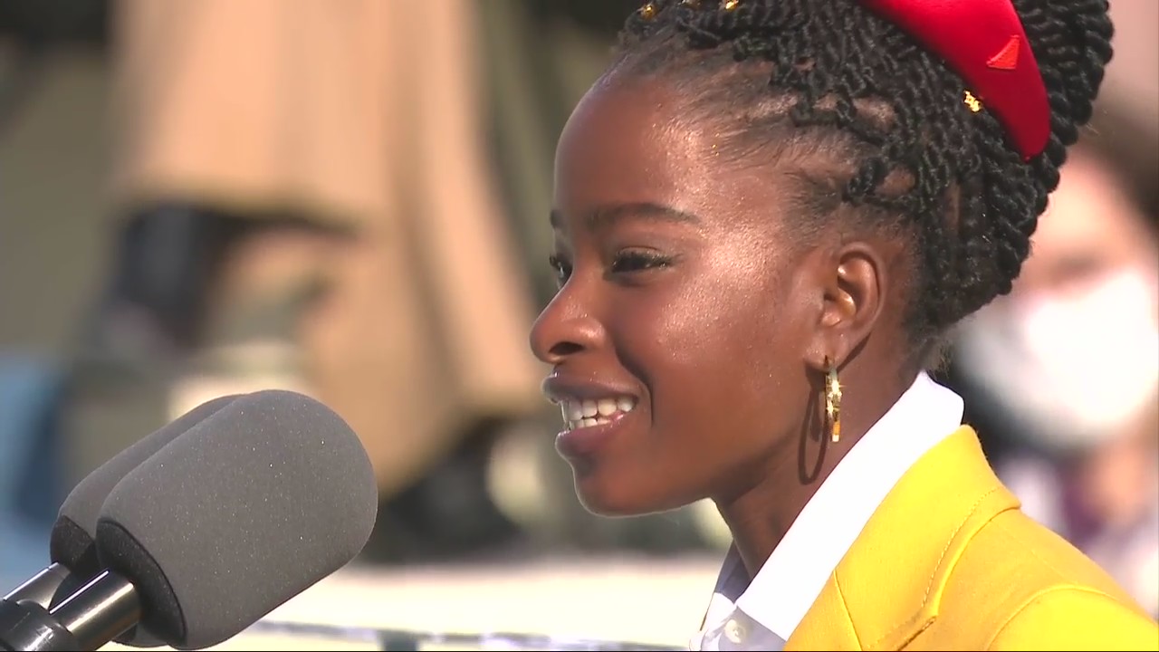 Poet Amanda Gorman reads at the inauguration of President Biden | Inauguration Day 2021
