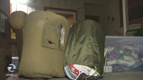 'Double' wildfire victim starts supplies collection