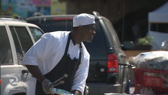 Chef Pat loses restaurant in fire, uses skills to feed Oakland's homeless