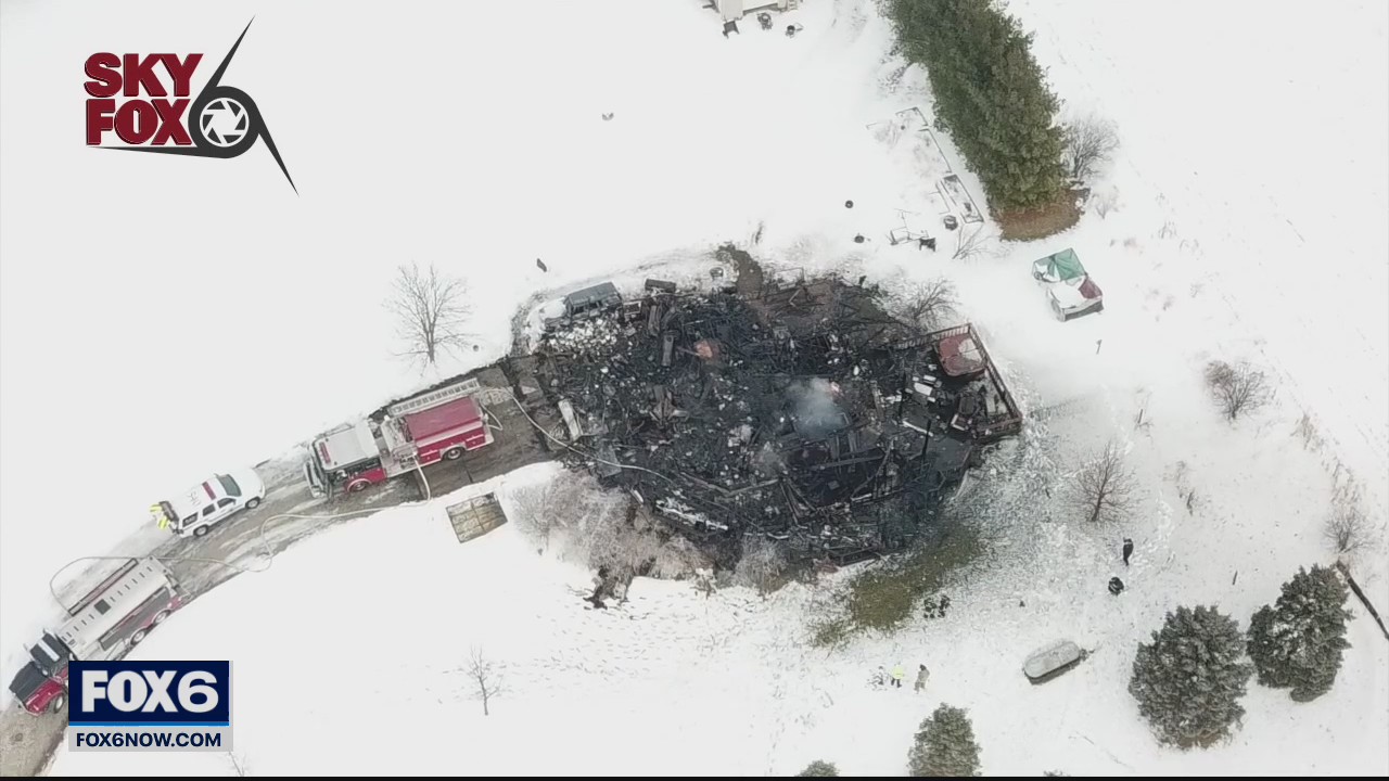 Fire destroys Racine County home; space heater may be to blame