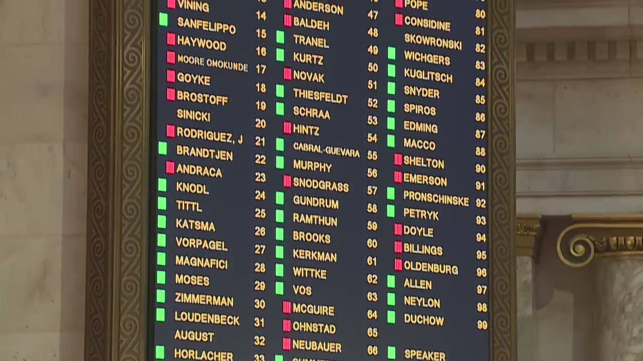 Wis. Assembly votes to repeal statewide mask mandate