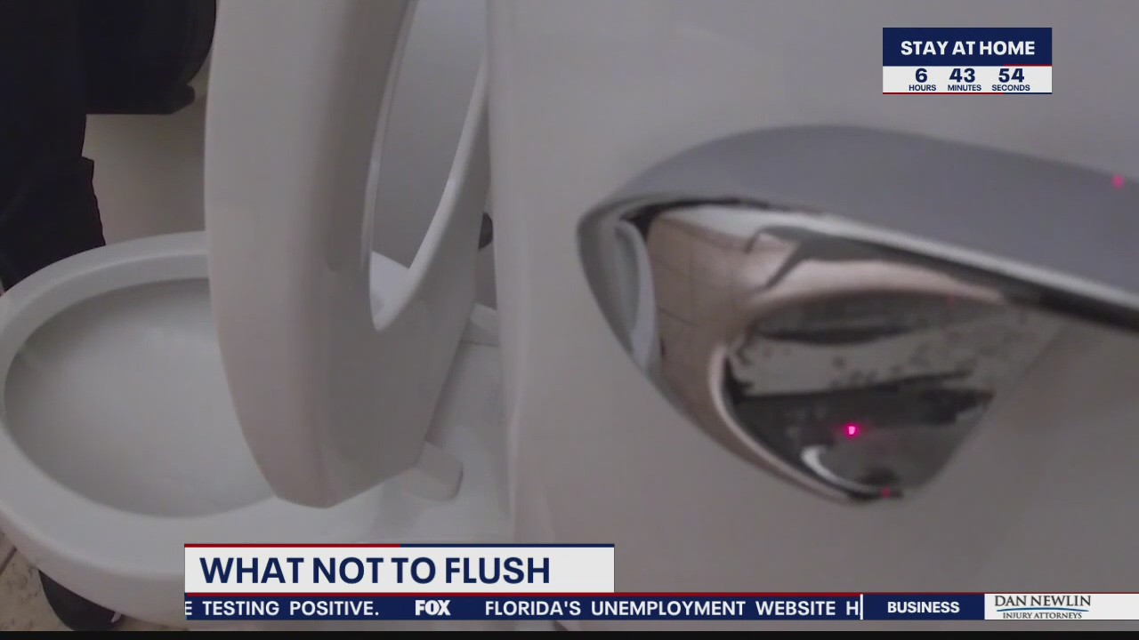 What to flush and not flush