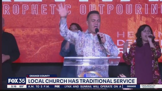 Orlando-area church has traditional service