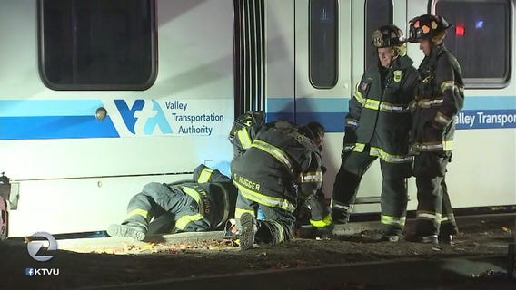 Pedestrian struck and killed by VTA light rail train