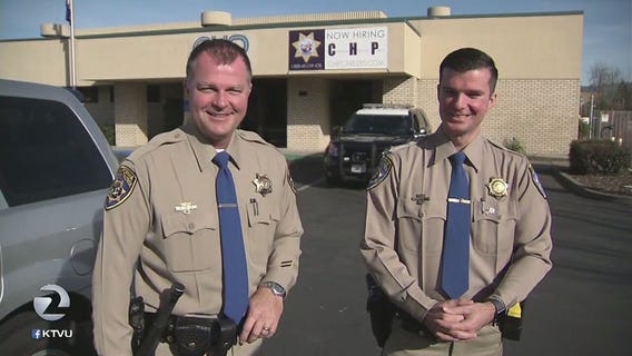 Father-son CHP duo nab suspect