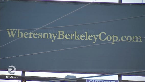 Berkeley billboard alludes to police staffing shortage crisis