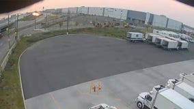 I-95 tanker crash caught on nearby surveillance camera