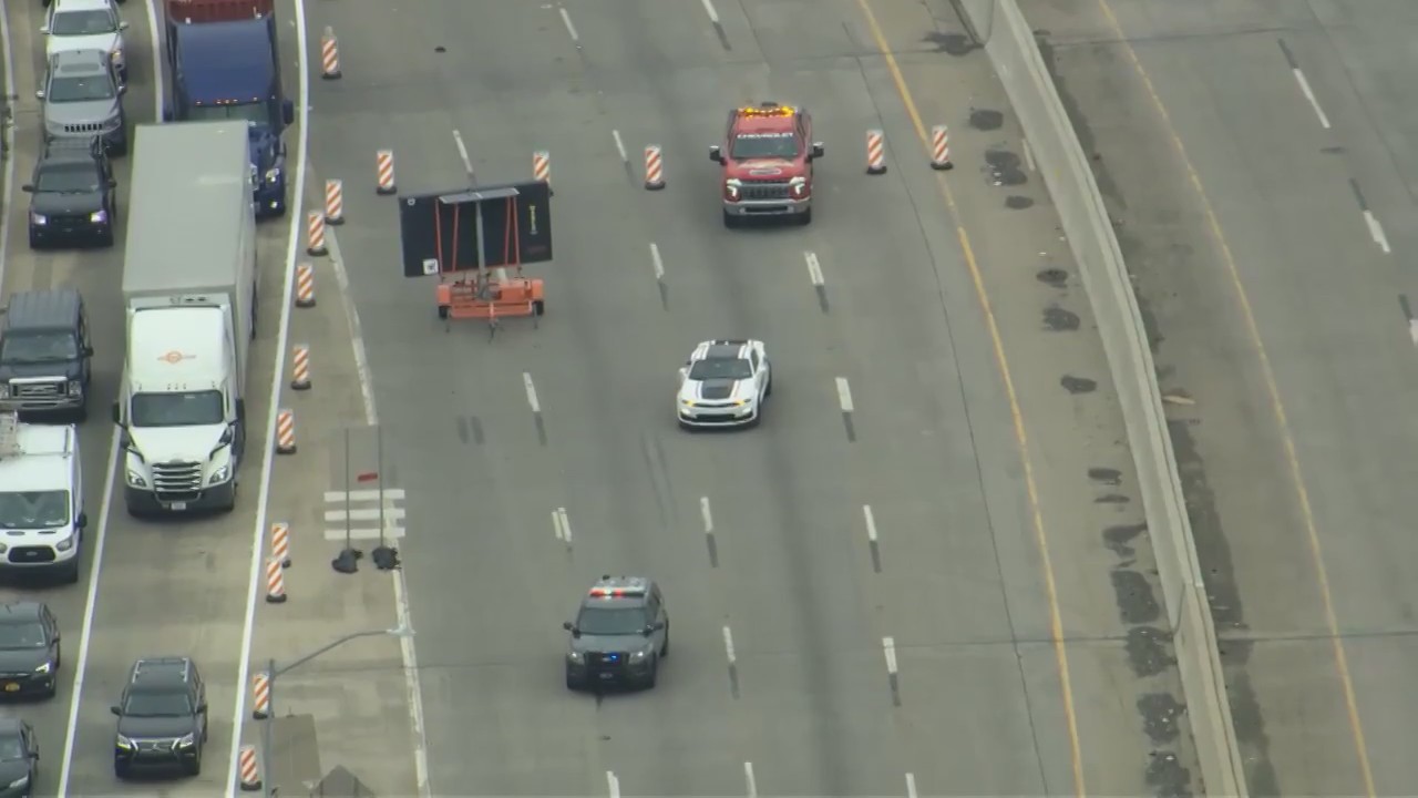 NASCAR jet dryer from Pocono Raceway escorted to I-95 in Philadelphia