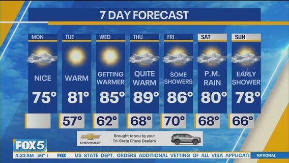 NYC weather forecast