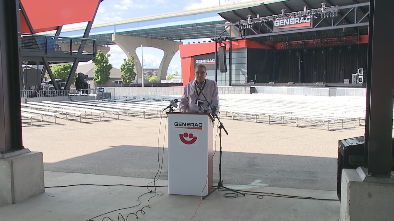 Summerfest officials talk about new Generac Power stage