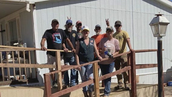 Community comes together to build veteran, his wife a wheelchair ramp