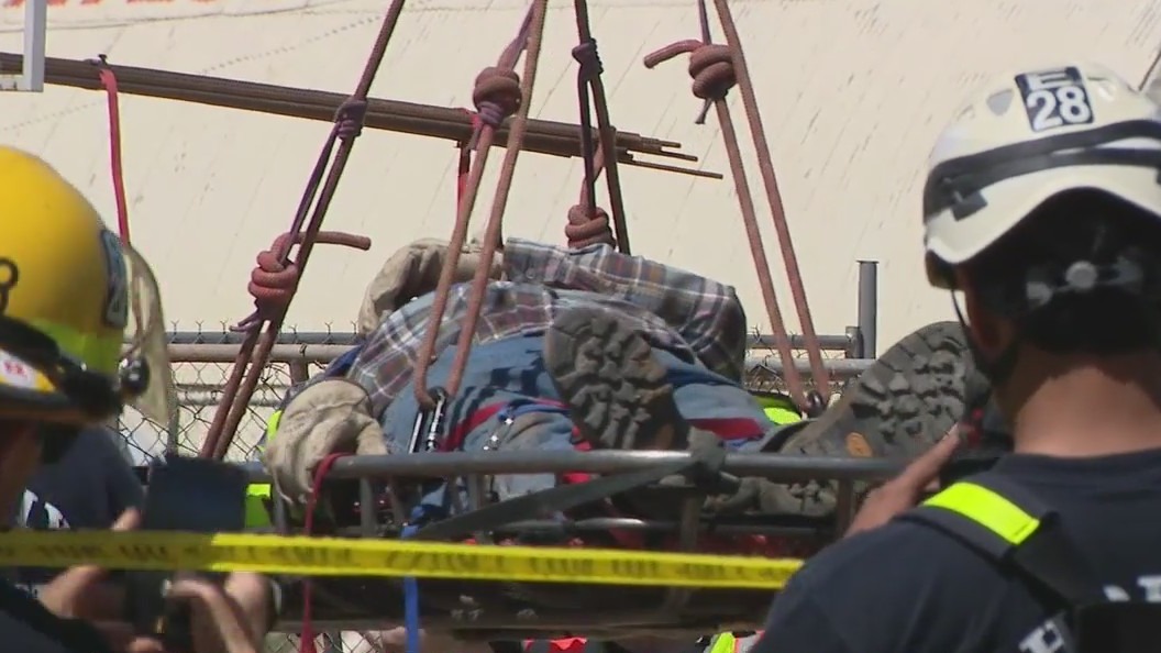 Construction worker rescued after falling into 8-foot trench in Phoenix ...