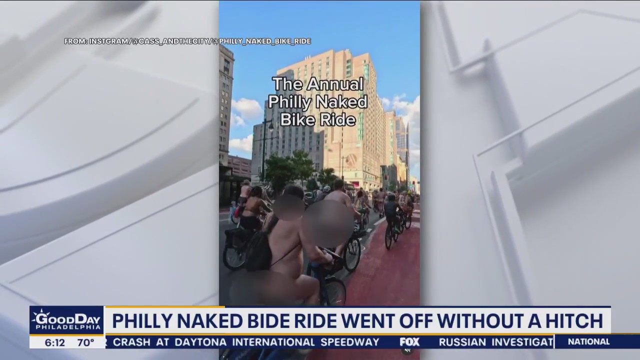 Philly Naked Bike Ride goes off without a hitch