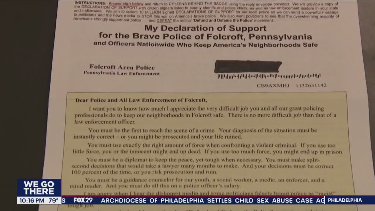 Delaware County police issue warning of possible fundraising scam