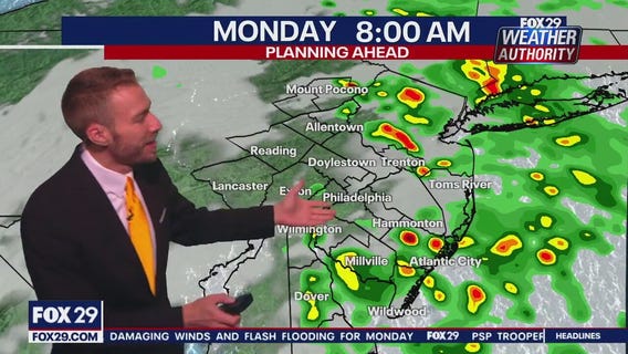 Weather Authority: 10 p.m. Sunday forecast