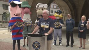 'Claws Up" event to celebrate the Milwaukee Brewers' postseason run