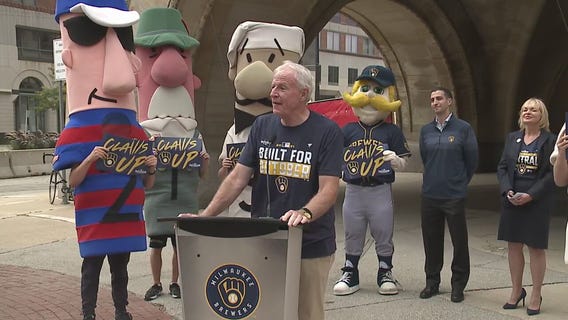 'Claws Up" event to celebrate the Milwaukee Brewers' postseason run