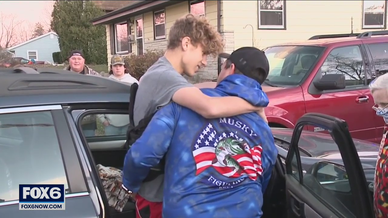 Waukesha South student hurt in parade returns home from hospital