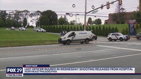 Last of 3 officers shot leaves hospital