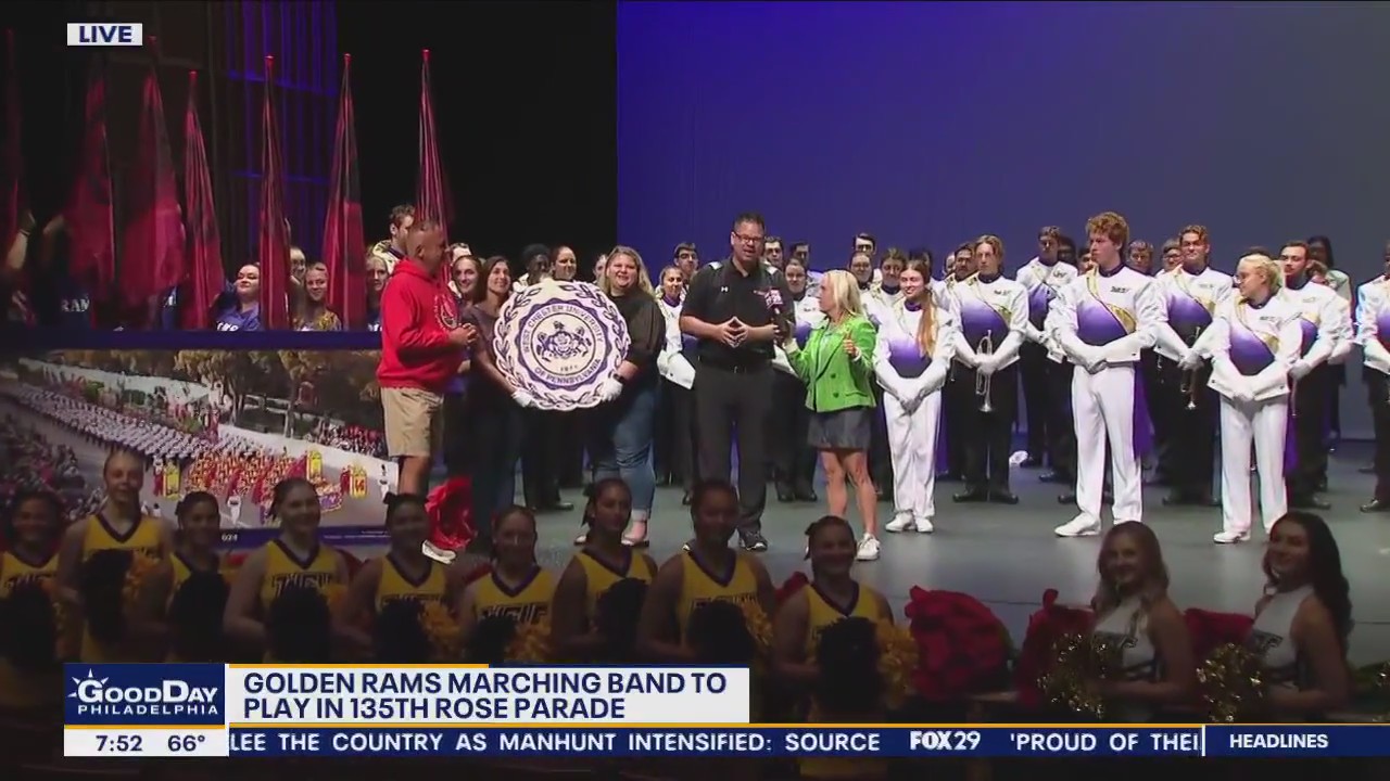 West Chester University marching band to play in Rose Parade
