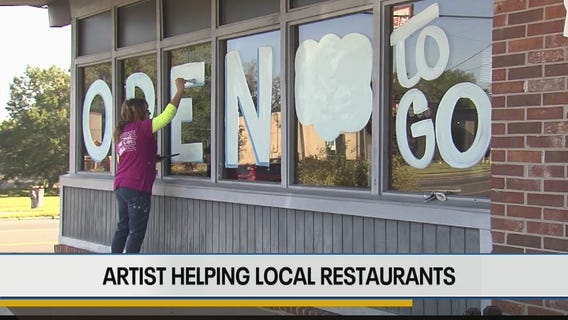 Artist helping local restaurants