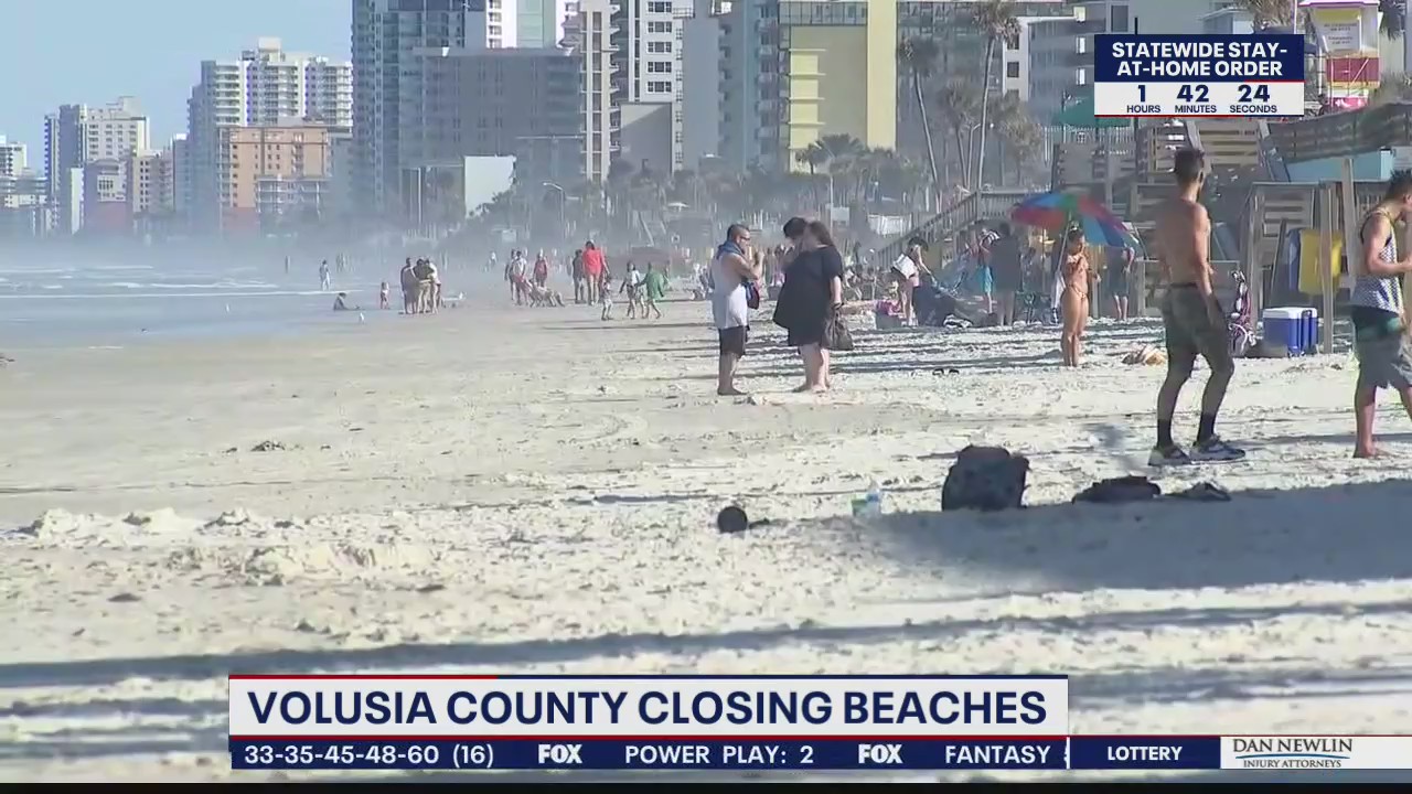 No more beach days in Volusia County during stay-at-home order