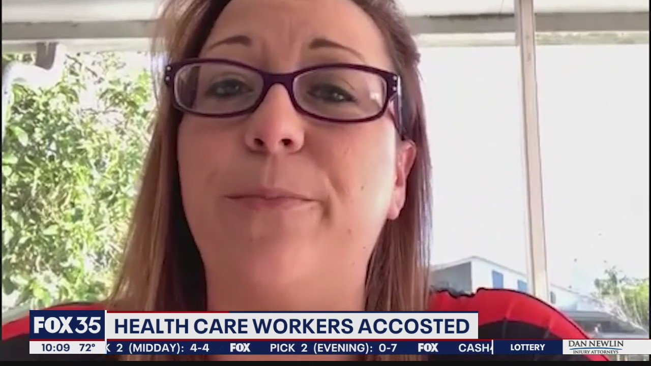 Health care workers accosted